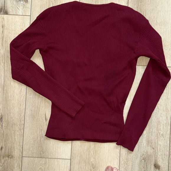 Jonathan Simkhai Long Sleeve Wrap Top - Picture 4 of 7